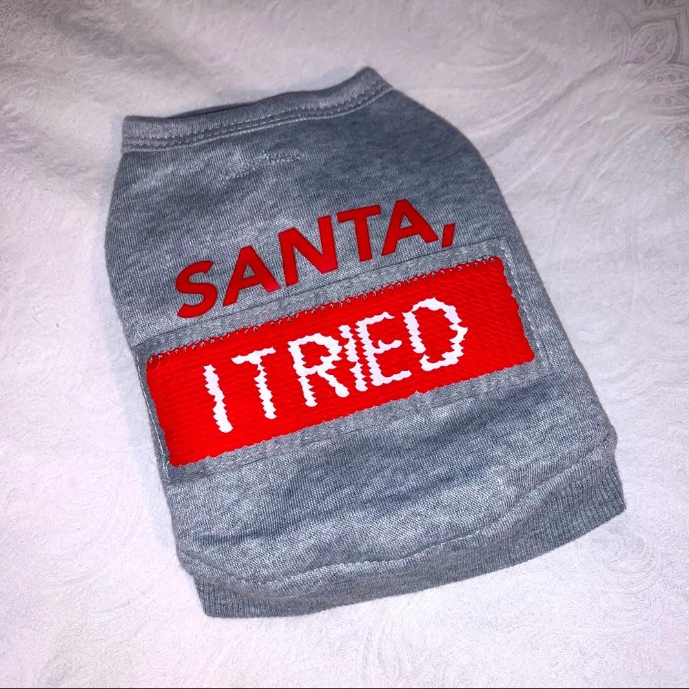 PET FLIP-SEQUIN SWEATSHIRT (Size XS)